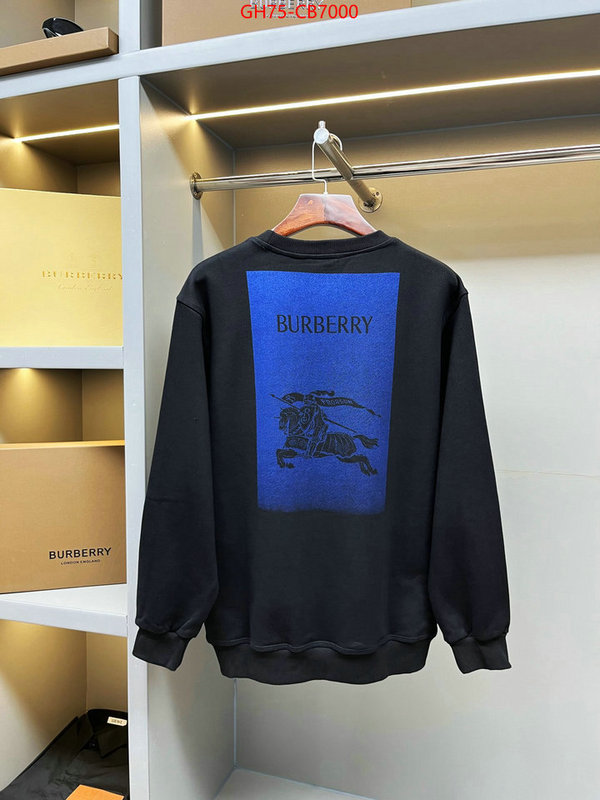 Clothing-Burberry replica online ID: CB7000 $: 75USD