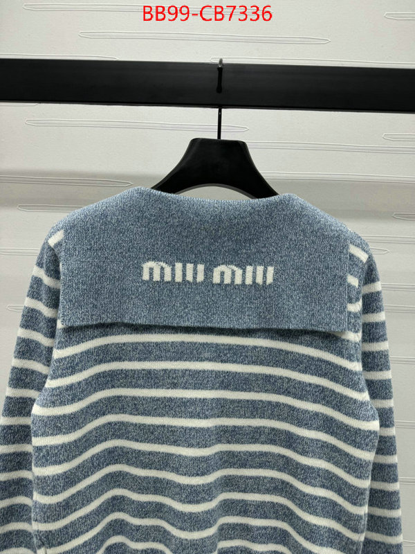 Clothing-MIU MIU how to find designer replica ID: CB7336 $: 99USD