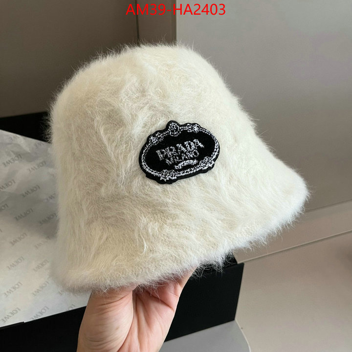 Cap (Hat)-Prada fake aaaaa ID: HA2403 $: 39USD