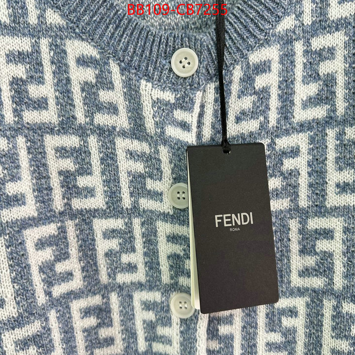 Clothing-Fendi the top ultimate knockoff ID: CB7255 $: 109USD