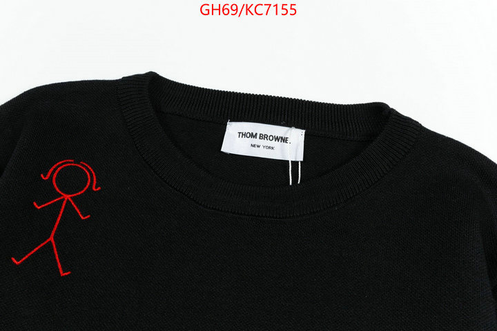 Clothing-Thom Browne exclusive cheap ID: KC7155 $: 69USD