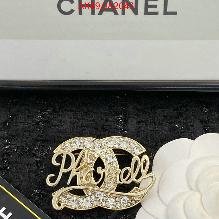 Jewelry-Chanel fake ID: JA2043 $: 49USD