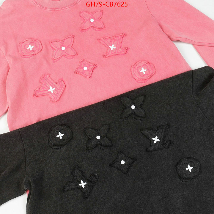 Clothing-LV top brands like ID: CB7625 $: 79USD