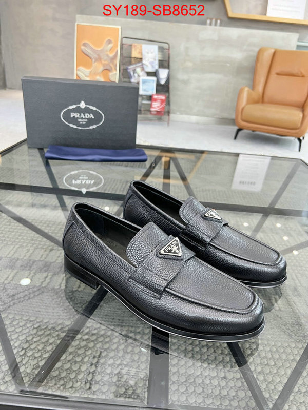 Men shoes-Prada high quality replica designer ID: SB8652 $: 189USD