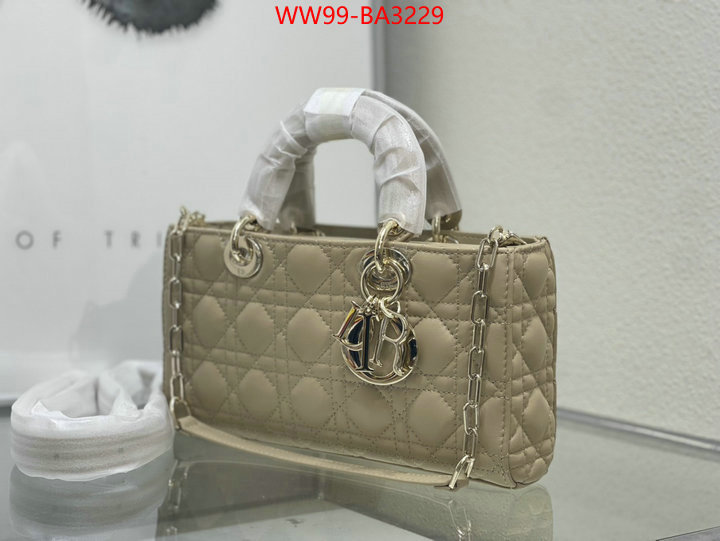 Dior Bags(4A)-Lady- buying replica ID: BA3229 $: 99USD,