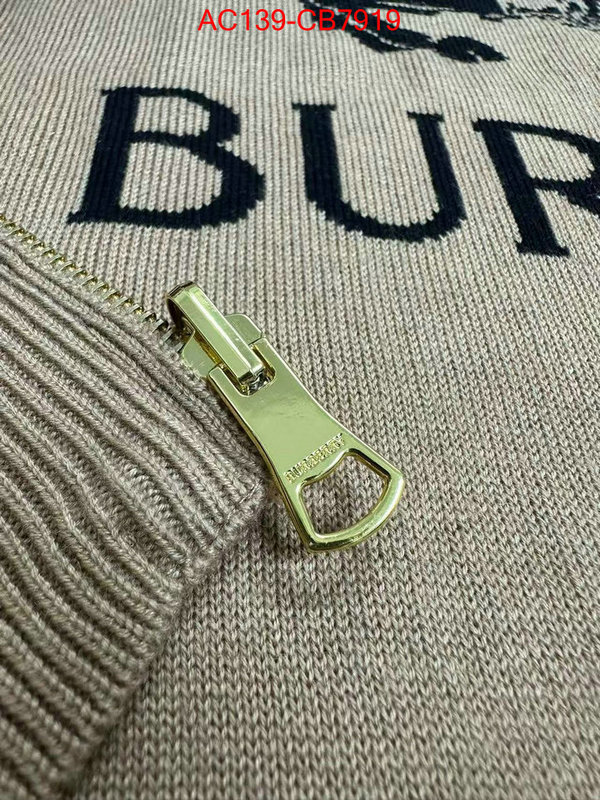 Clothing-Burberry wholesale designer shop ID: CB7919 $: 139USD