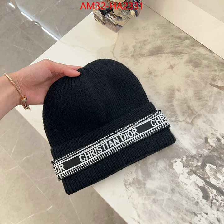 Cap (Hat)-Dior brand designer replica ID: HA2331 $: 32USD