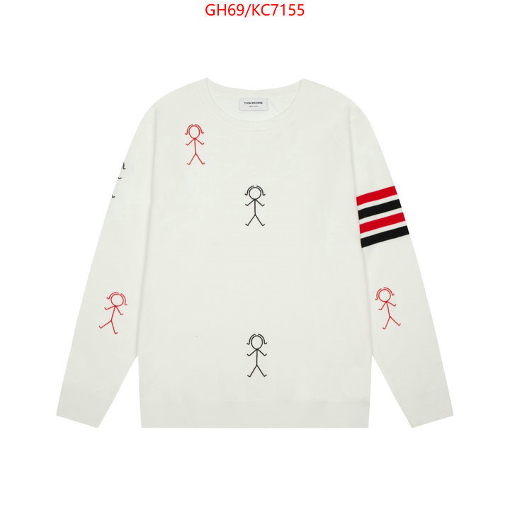 Clothing-Thom Browne exclusive cheap ID: KC7155 $: 69USD