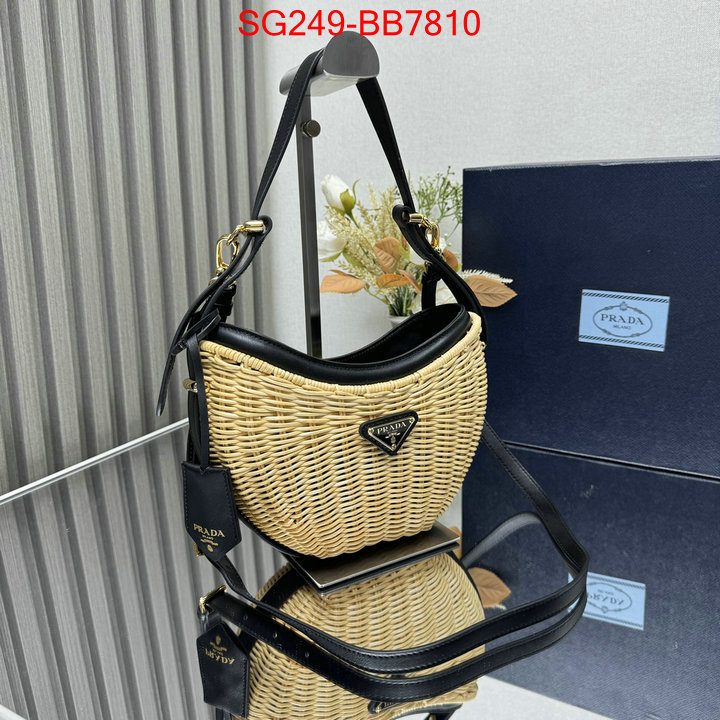 Prada Bags(TOP)-Crossbody- high quality designer ID: BB7810 $: 249USD,