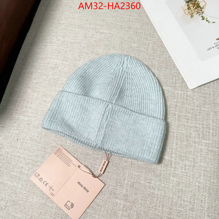 Cap(Hat)-Miu Miu replica 2024 perfect luxury ID: HA2360 $: 32USD