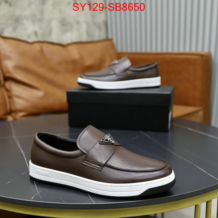 Men shoes-Prada 1:1 replica ID: SB8650 $: 129USD