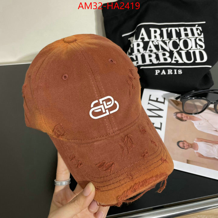 Cap(Hat)-Balenciaga buy best quality replica ID: HA2419 $: 32USD