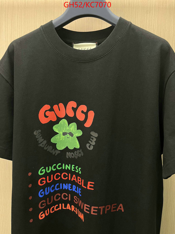 Clothing-Gucci aaaaa class replica ID: KC7070 $: 52USD