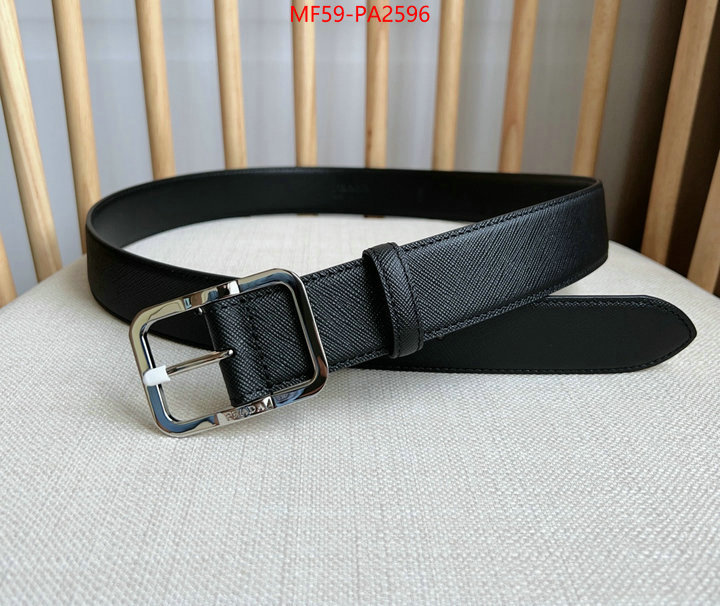 Belts-Prada luxury cheap replica ID: PA2596 $: 59USD