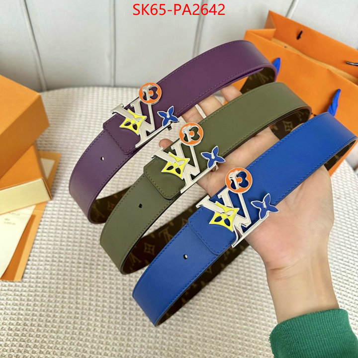 Belts-LV aaaaa+ quality replica ID: PA2642 $: 65USD