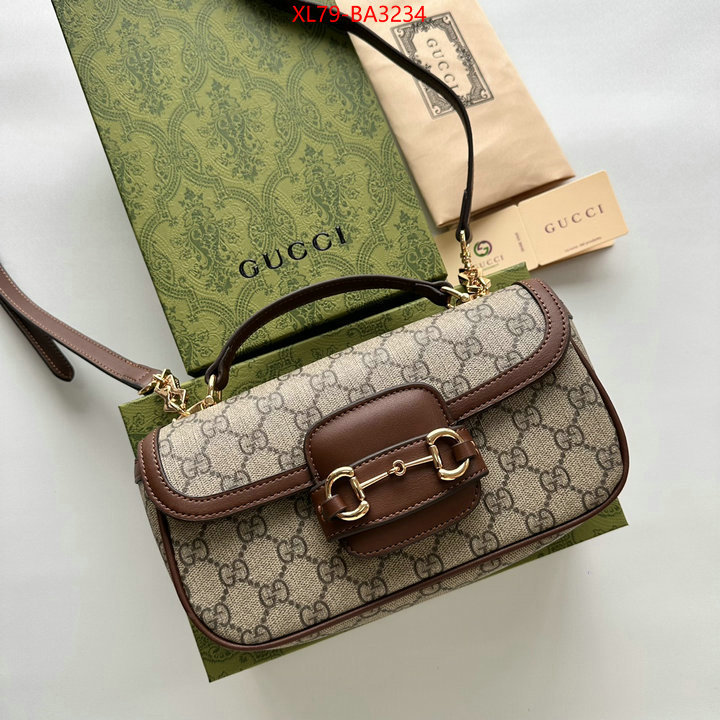 Gucci Bags(4A)-Horsebit- 2024 perfect replica designer ID: BA3234 $: 79USD,