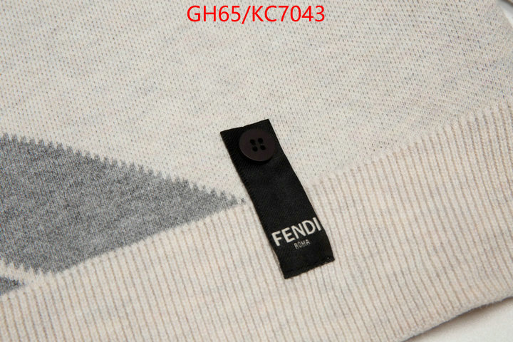 Clothing-Fendi how to start selling replica ID: KC7043 $: 65USD