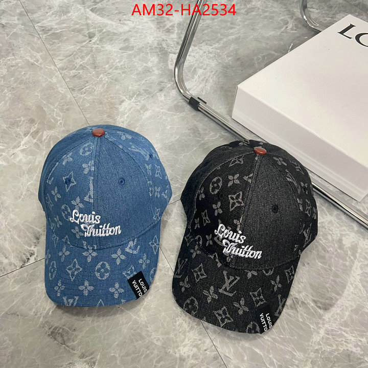 Cap(Hat)-LV high quality designer replica ID: HA2534 $: 32USD