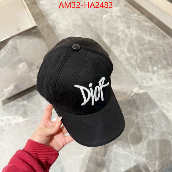 Cap (Hat)-Dior wholesale replica shop ID: HA2483 $: 32USD