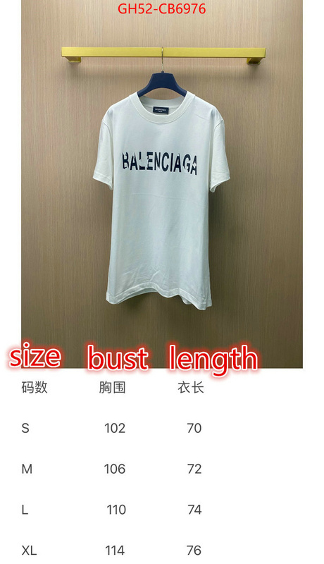 Clothing-Balenciaga where can i find ID: CB6976 $: 52USD