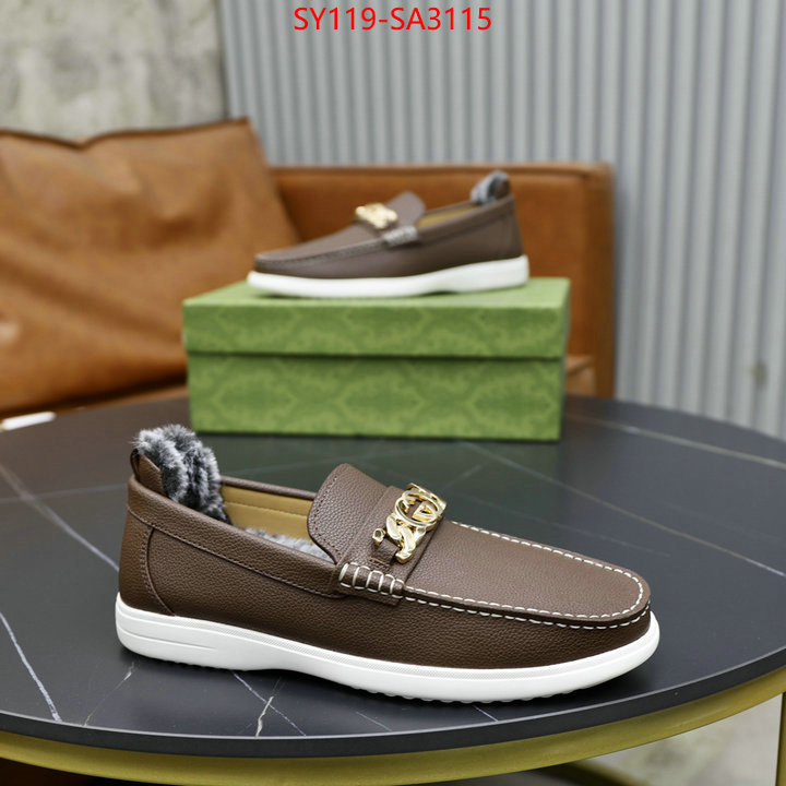 Men Shoes-Gucci 2024 replica wholesale cheap sales online ID: SA3115 $: 119USD