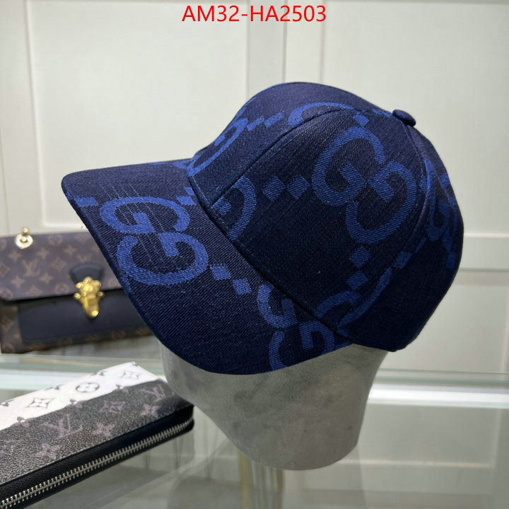 Cap(Hat)-Gucci high quality designer replica ID: HA2503 $: 32USD