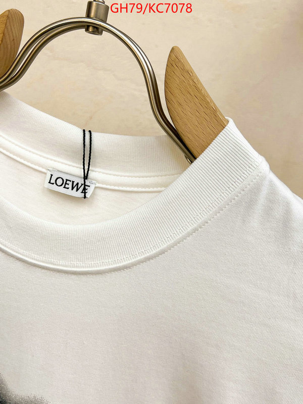 Clothing-Loewe high quality replica ID: KC7078 $: 79USD