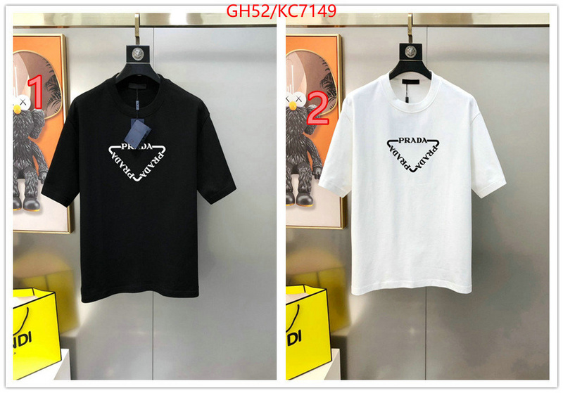 Clothing-Prada shop designer replica ID: KC7149 $: 52USD