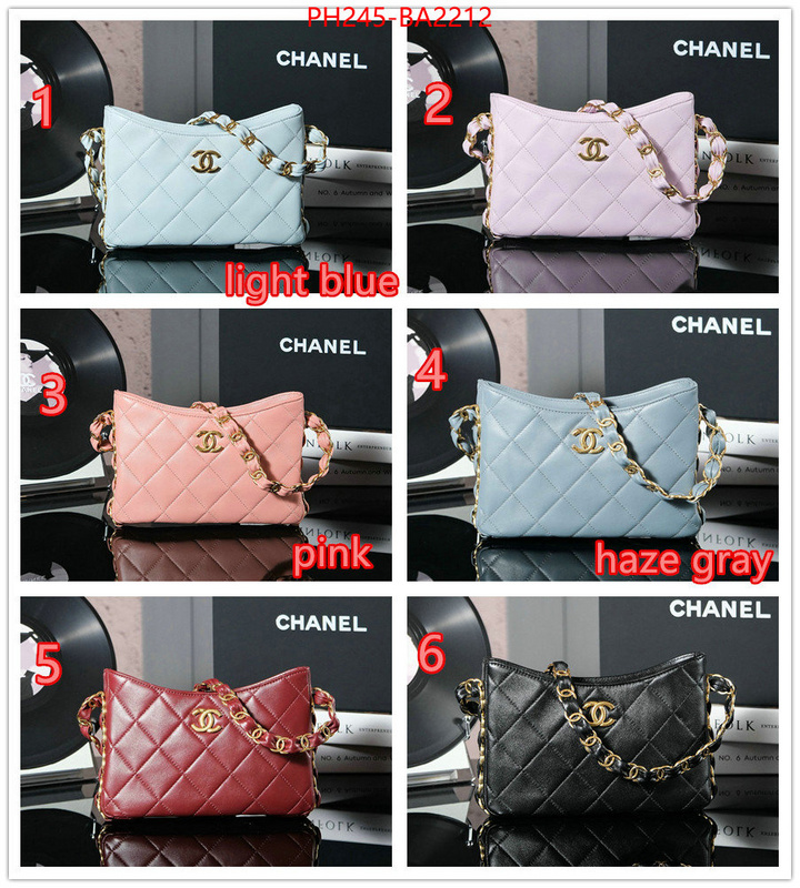 Chanel Bags(TOP)-Handbag- top perfect fake ID: BA2212 $: 245USD,