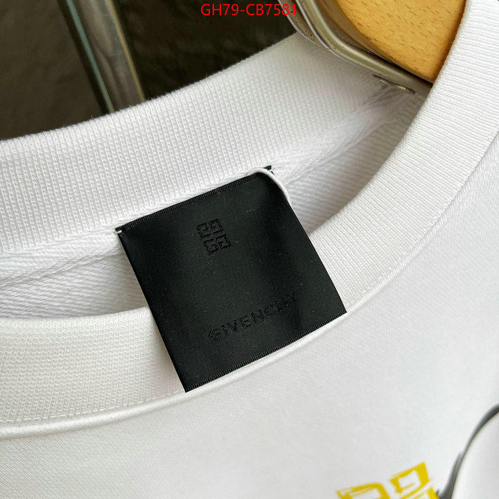 Clothing-Givenchy how to buy replica shop ID: CB7581 $: 79USD