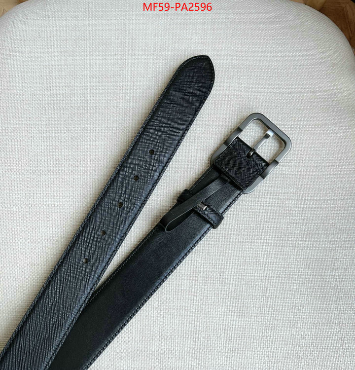 Belts-Prada luxury cheap replica ID: PA2596 $: 59USD