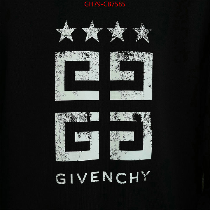 Clothing-Givenchy is it illegal to buy dupe ID: CB7585 $: 79USD