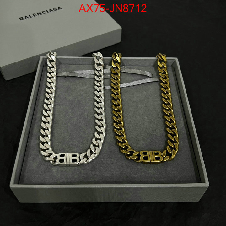 Jewelry-Balenciaga fake aaaaa ID: JN8712 $: 75USD