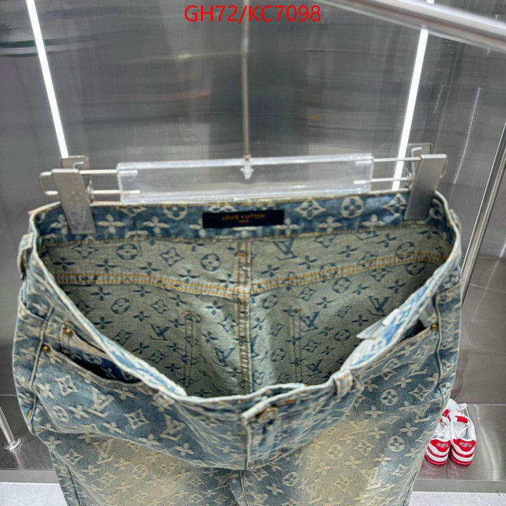 Clothing-LV designer 1:1 replica ID: KC7098 $: 72USD