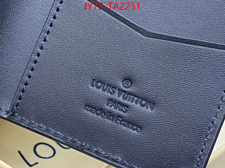 LV Bags(TOP)-Wallet what is a 1:1 replica ID: TA2251 $: 72USD,