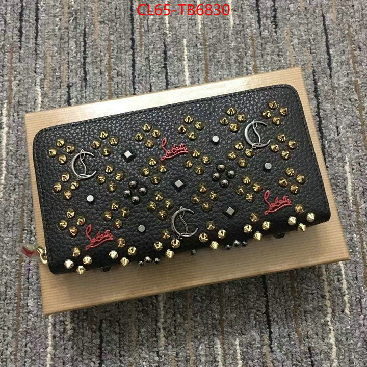 Christian Louboutin Bags(TOP)-Wallet every designer ID: TB6830 $: 65USD,