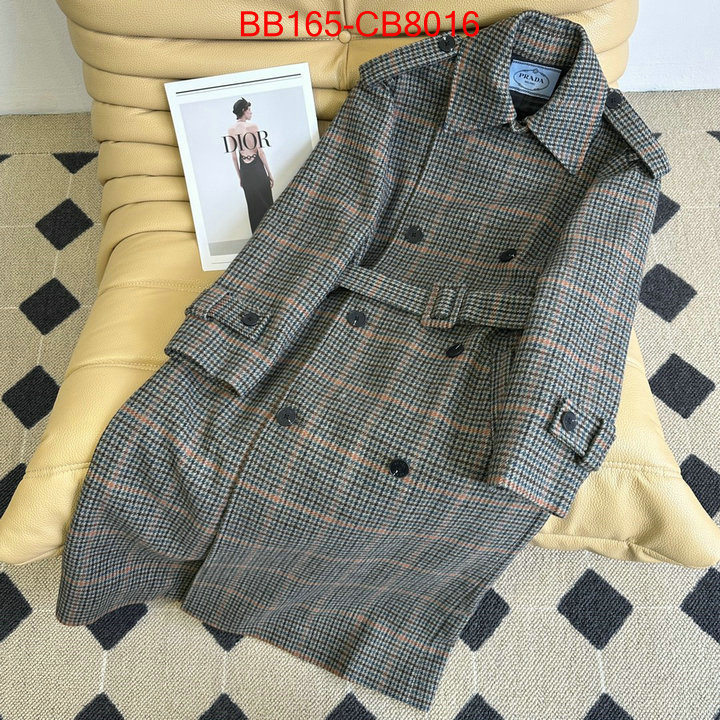 Clothing-Prada best like ID: CB8016 $: 165USD