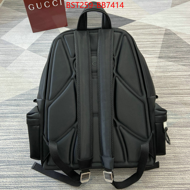 Gucci Bags(TOP)-Backpack- 1:1 ID: BB7414 $: 259USD,