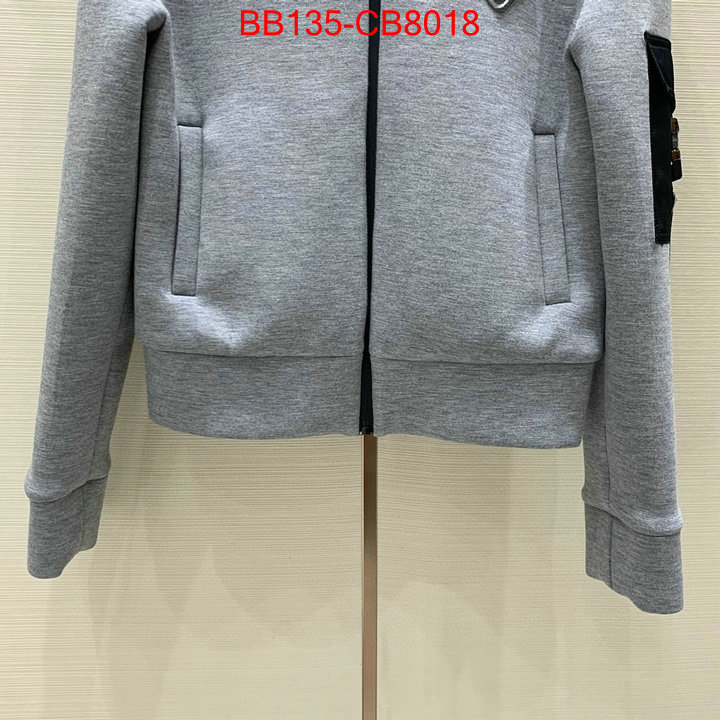 Clothing-Prada wholesale sale ID: CB8018 $: 135USD