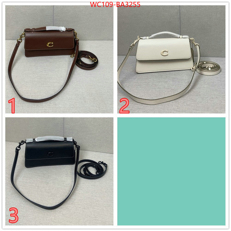 Coach Bags(4A)-Crossbody- luxury fashion replica designers ID: BA3255 $: 109USD,