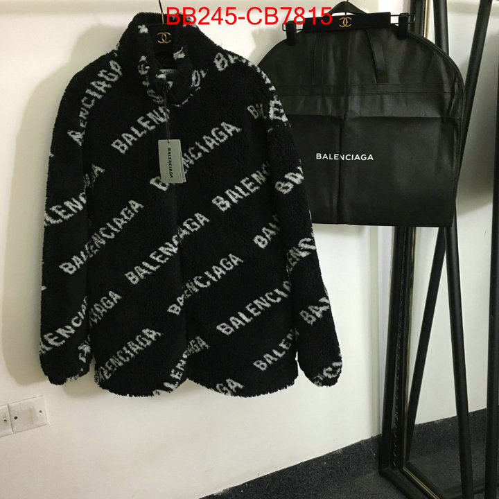 Clothing-Balenciaga cheap high quality replica ID: CB7815 $: 245USD