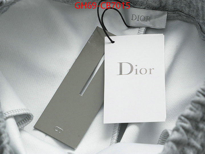 Clothing-Dior quality replica ID: CB7015 $: 69USD