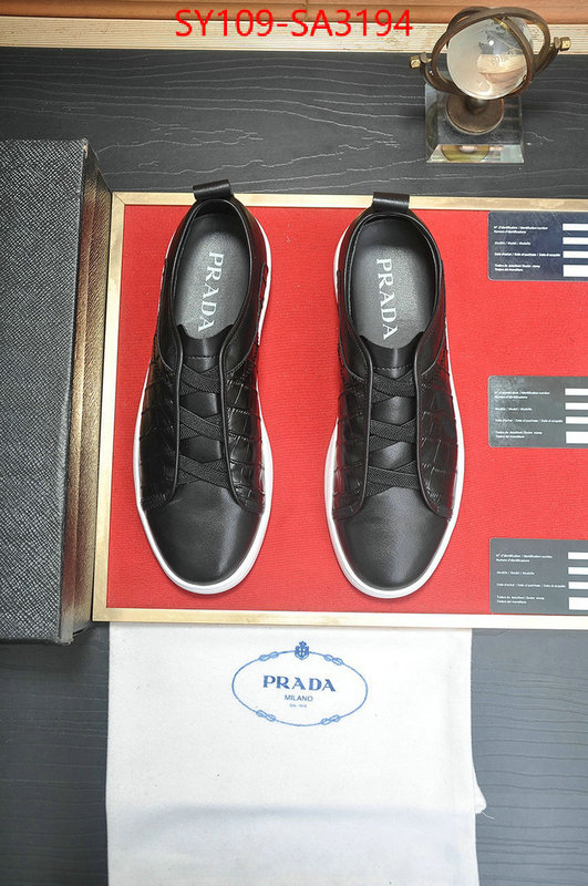 Men shoes-Prada top 1:1 replica ID: SA3194 $: 109USD