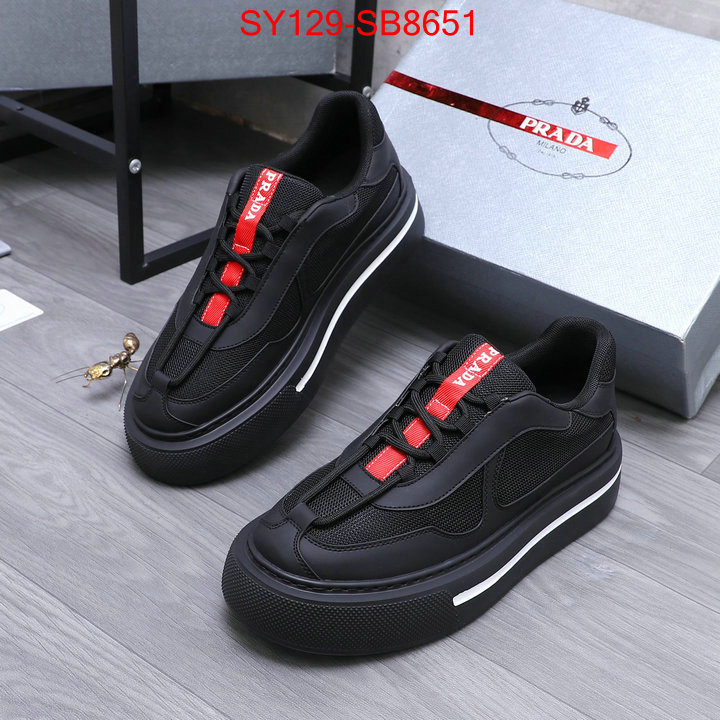 Men shoes-Prada replica aaaaa+ designer ID: SB8651 $: 129USD