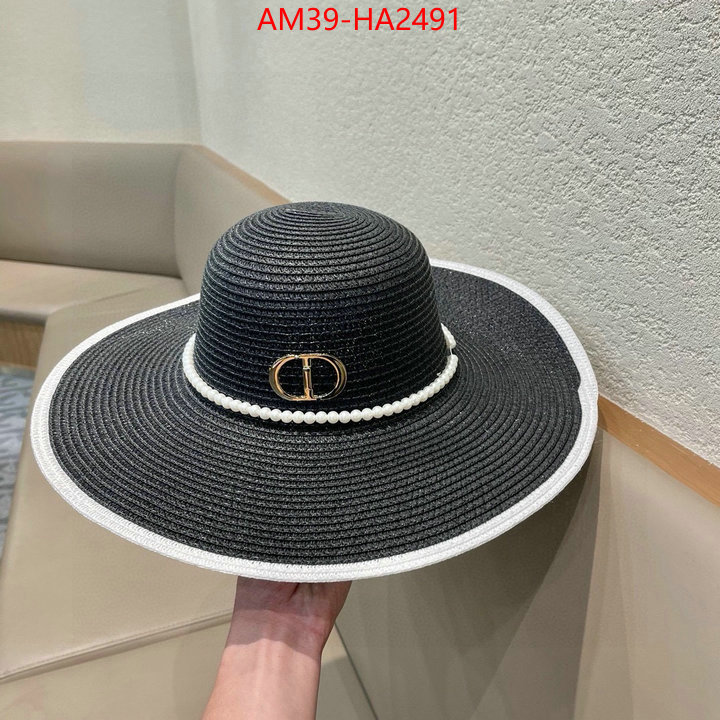 Cap (Hat)-Dior the quality replica ID: HA2491 $: 39USD