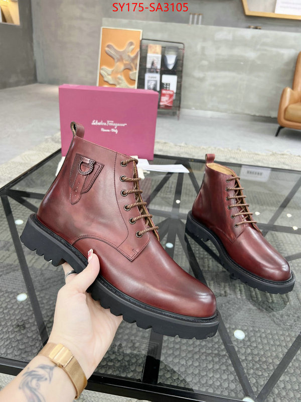 Men shoes-Ferragamo aaaaa+ quality replica ID: SA3105 $: 175USD