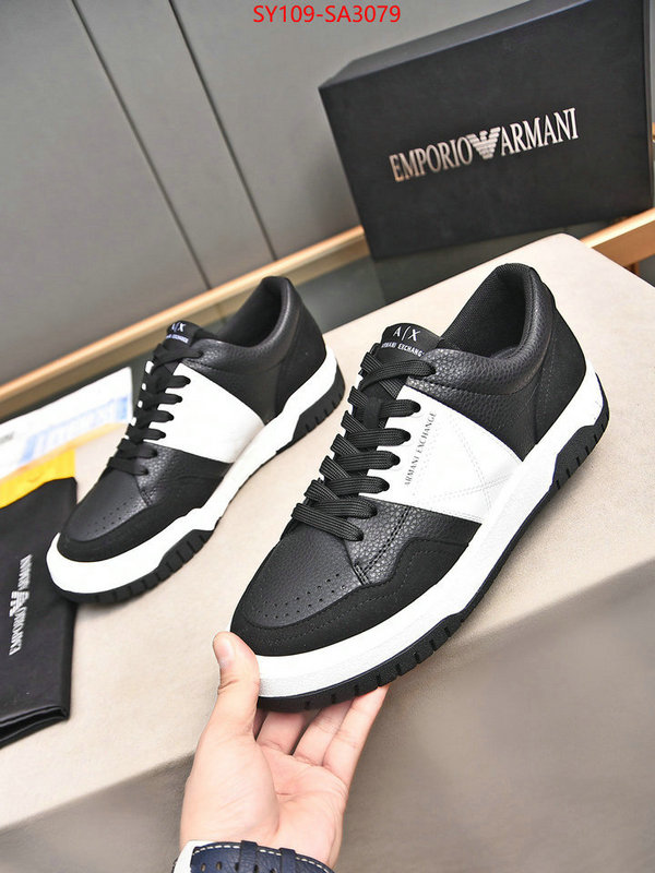 Men shoes-Armani good quality replica ID: SA3079 $: 109USD