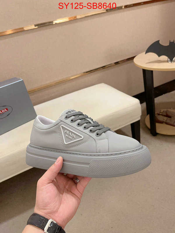 Men shoes-Prada best replica 1:1 ID: SB8640 $: 125USD