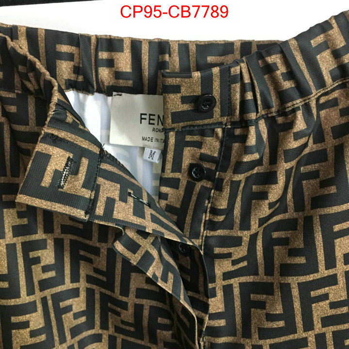 Clothing-Fendi what's best ID: CB7789 $: 95USD