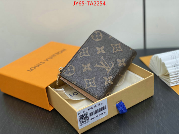 LV Bags(4A)-Wallet new designer replica ID: TA2254 $: 65USD,